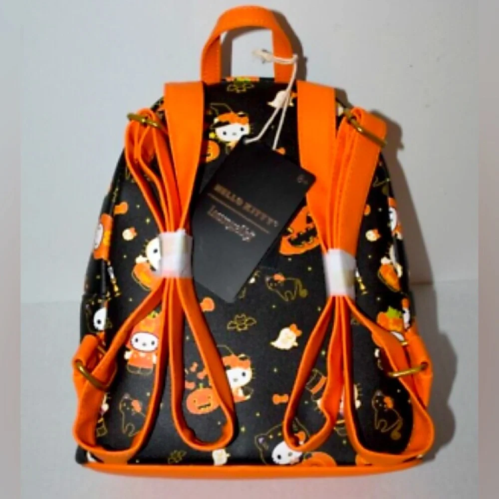 Loungefly Sanrio Hello Kitty Pumpkin Mini Backpack NWT